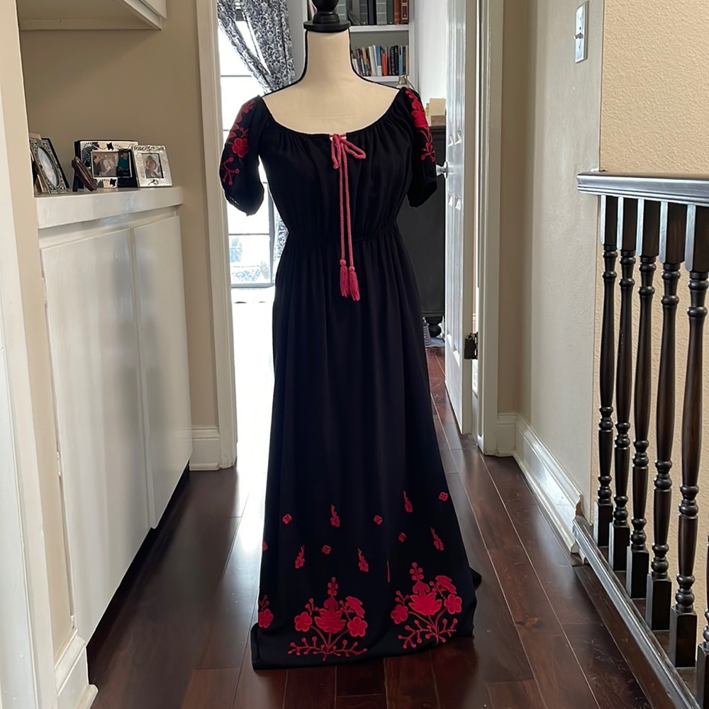 Catch Stitch Maxi dress S